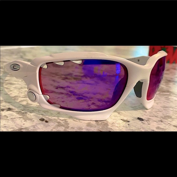 💕HP💕2 Oakley sunglasses purple pink polarized - Picture 4 of 13